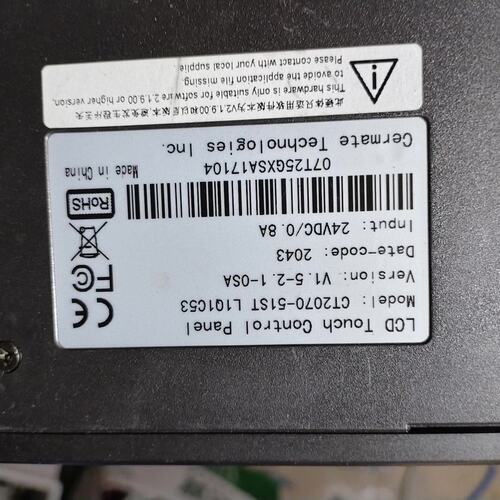 {议价}Cermate触摸屏，型号CT2070-51ST L1Q1C