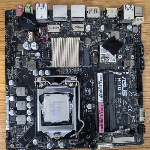 {议价}拆机华硕H110T/C/SI双网口 一体机小主板