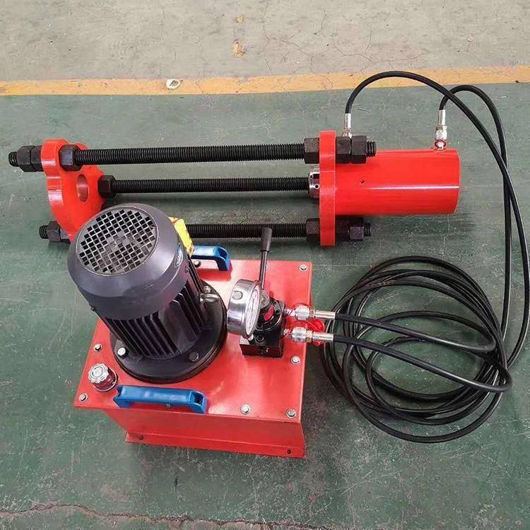 工程用履带拆销机便携式电动液压压链机120吨挖掘机链轨拆装机