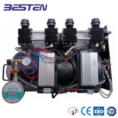 3HP4HP静音无油空气压缩机压缩机无油空气泵铜线电机bw1102