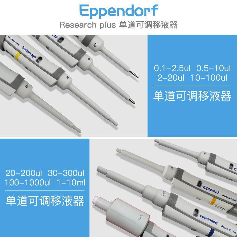 Eppend整of移液器支消毒单道移液0.1-1r0ml加样移Research器液枪