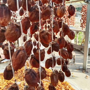 歙县姬川村姬公尖吊柿饼传统老式农家自制柿子干果干安徽黄山特产