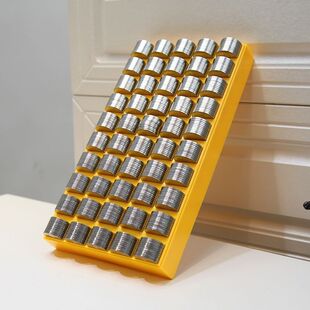 硬币清点盒1一元硬币盒 硬币收纳盒 硬币清点盒 游戏币盒 硬币存