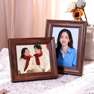 复古风发泡相框空框6寸7寸八8寸10寸a4寸定制高档婚照登记照批发