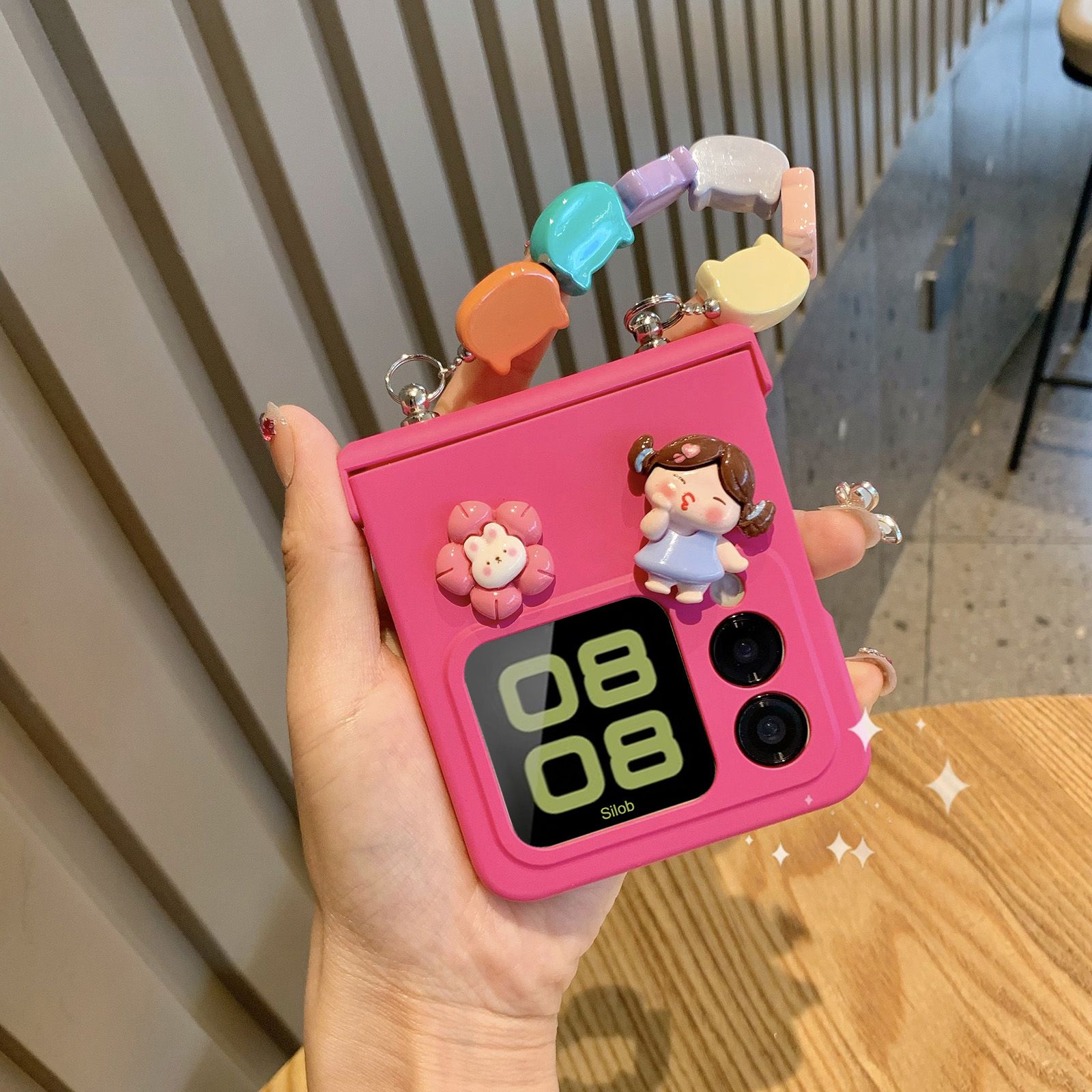 全包防摔适用华为Novaflip手机壳新款小折叠屏带挂绳nova flip保