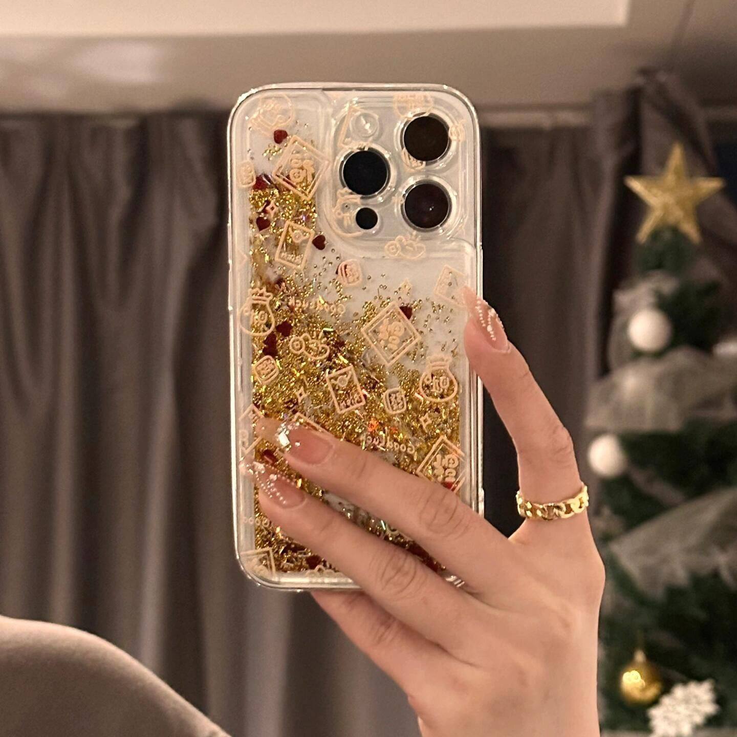 福气元宝适用iPhone17PROMAX手机壳16/15Plus苹果1413流沙壳1211,个性定制/设计服务/DIY,手机壳/保护套定制,淘宝优惠券,粉丝福利购,淘宝优惠卷