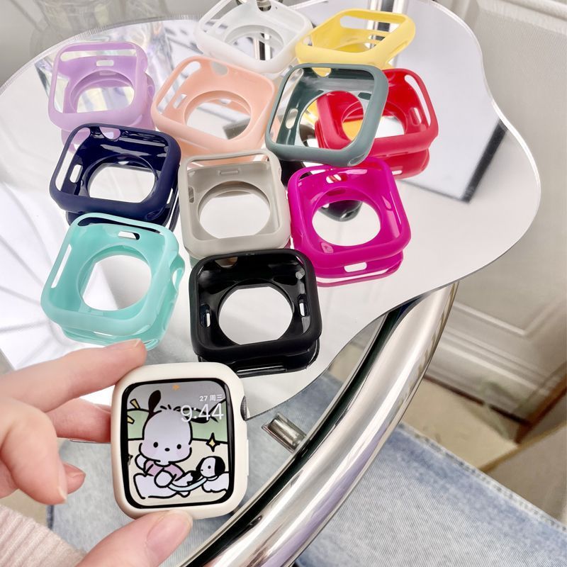 适用S10华强北s9表壳ultra苹果手表appleiwatch8软硅胶保护套全包