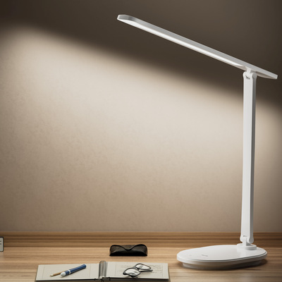 跨境专供卧室书房台灯厂家批发学生学习护眼灯充电插电两用LED灯