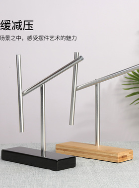 钢铁侠混沌摆永动机永动仪牛顿摆C桌面摆件家居装饰商务创意礼品