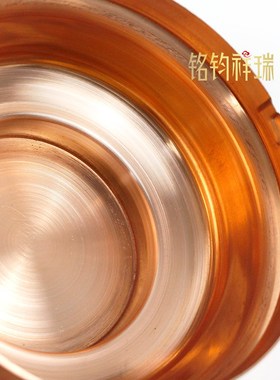 红铜碗套奶茶碗藏式紫铜t碗带盖室内家用供水碗摆件蒙古碗民族风
