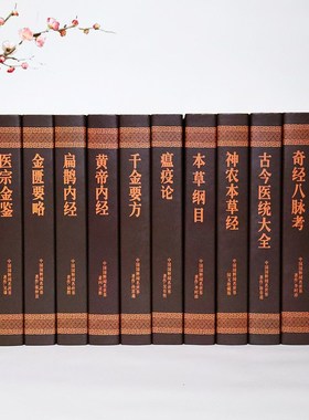 中医文化c养生馆药店诊所装饰仿真书摆件假书模型书柜摆设医院推