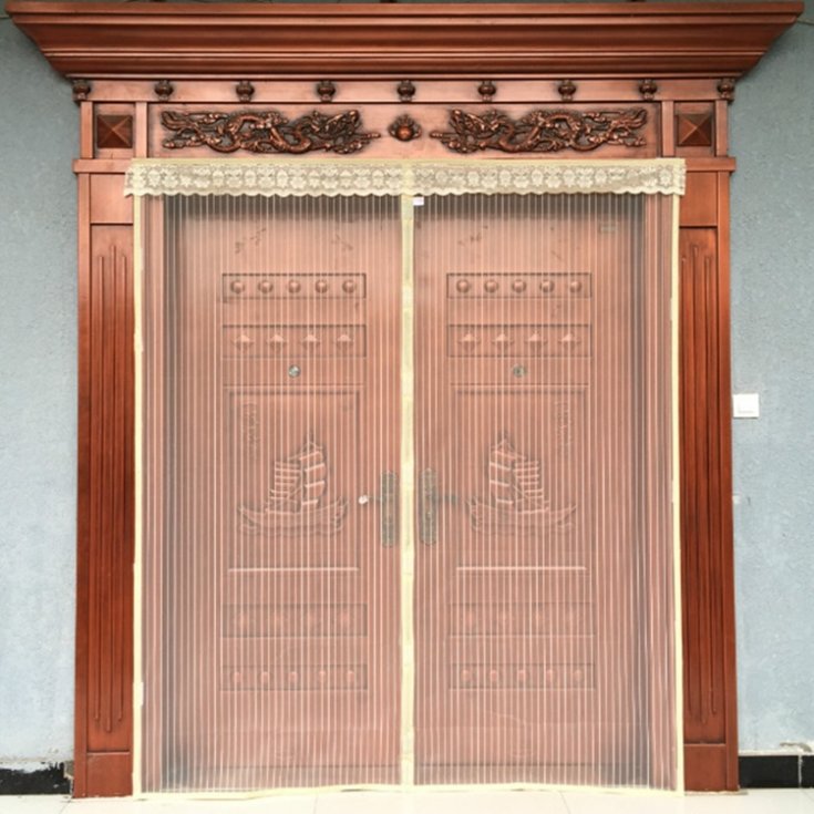室内网纱家e用大门防蚊门帘沙门遮磁铁防蝇纱窗自粘入户门透风夏