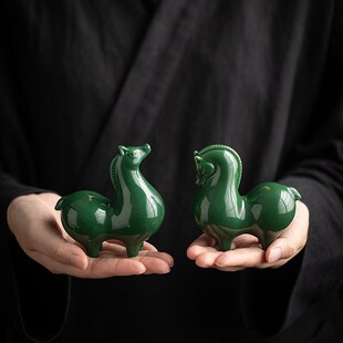 西安文创小唐马摆件可爱生肖精品茶桌装饰品O博物馆礼物纪念品礼