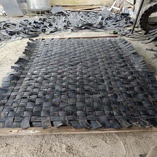防飞石炮被e爆破防护网炮网轮胎皮1.8米2米钢丝胎橡胶隧道放炮炮