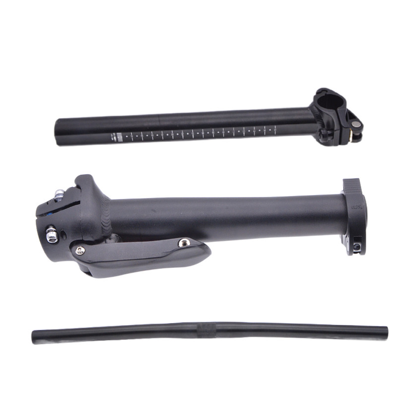 代驾电动车全铝立管折叠车龙头头管有I牙无牙前叉横把代驾车锁扣