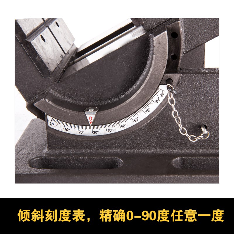 钻铣床导杆式可倾斜精密平口钳虎钳夹具台钳3寸4Y寸台钻铣床