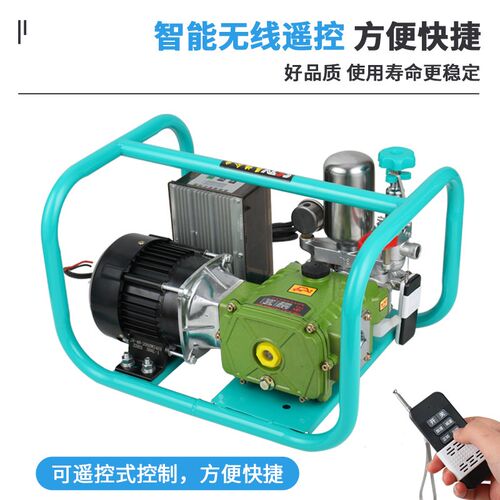 自吸式变频遥控电动车高压三缸柱塞B泵打药机农用果树48V60V喷雾