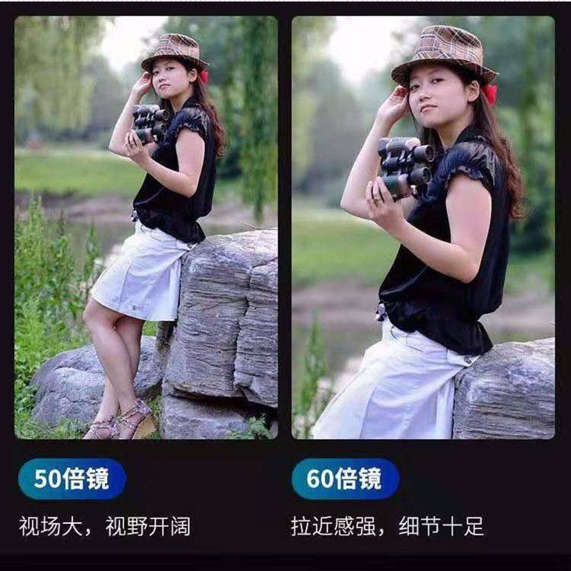 60倍德国望远镜高清3o000大双筒夜视高倍十字测距非红外线专业月