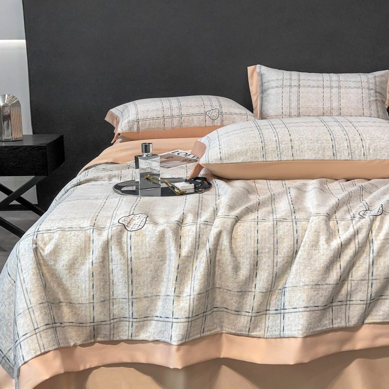 冰丝床单单件枕套2件套被t单不跑床的夏季双人一米五大尺寸榻榻米