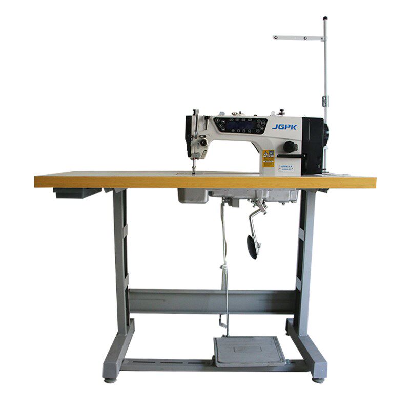 步进电脑平缝机倒缝无声全套自动大梭厚料电动语音工X业缝纫机家