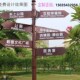 小区户外立d式 路牌导向牌指引牌景区路标分流导向指示牌道路指示