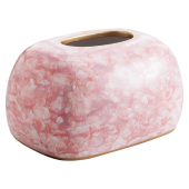 陶瓷纸巾c盒简约轻奢客厅餐厅家用创意卧室少女可爱ins纸抽餐巾盒