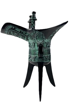 酒樽爵杯仿古青铜器复古工艺品摆件古代I酒杯商业礼品道具厂家直