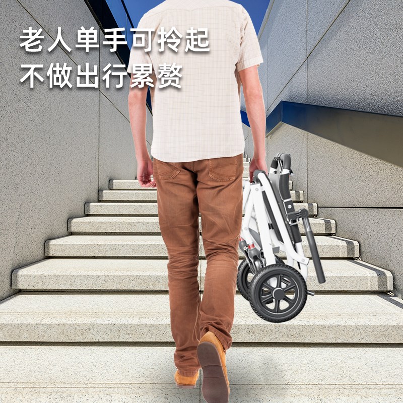 便携手推车d轻便折叠小型老人专用旅行便携式手推车代步车购物车