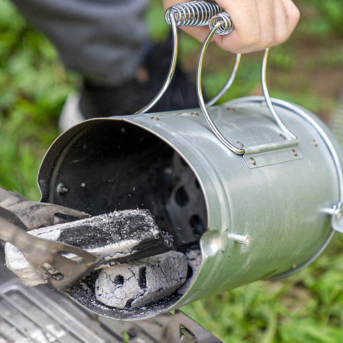 多功能灭炭点炭桶两用点碳桶v烧烤引火桶点碳神器熄火桶户外点火