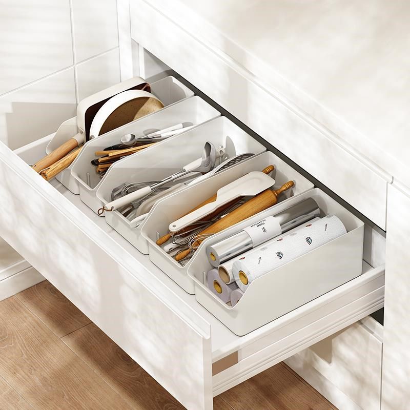 厨房锅铲子分隔盒筷子收纳刀叉勺餐具M分格橱柜抽屉内置物架,厨房/烹饪用具,厨房抽屉置物架,淘宝优惠券,粉丝福利购,淘宝优惠卷