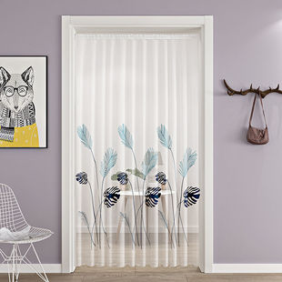 试衣间门帘衣柜门l帘遮挡帘过道门帘房间门帘免打孔防蚊纱帘夏季