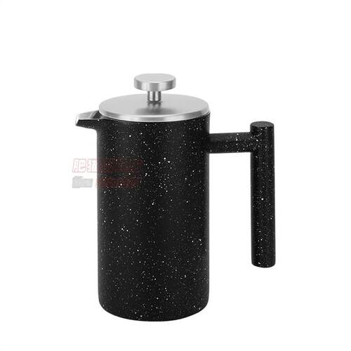 英式双层不锈钢法压壶 咖啡冲茶器 手冲K滤压过滤泡茶壶 保温包邮
