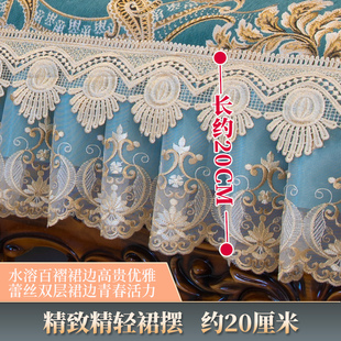 M真皮沙发巾盖布冬款 高档奢华防滑坐垫美式 套 沙发垫2021新款 欧式