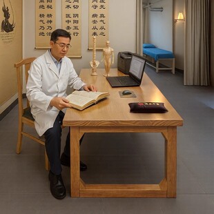 式中医诊桌实木诊疗桌中医馆看诊桌医生办公电脑桌中医问诊桌摆件