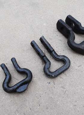 矿用刮板机开口式马蹄环双孔环锯齿环除渣机卸扣连接环铁路配件