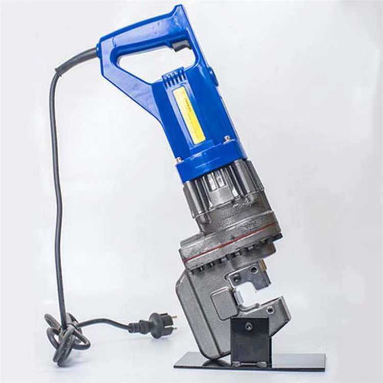 工地手持MHP-20便携式干挂角钢打孔器 电动液压槽钢角铁开孔机器