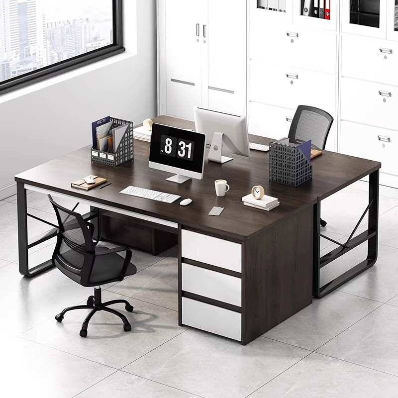 电脑桌大桌面台式单板桌家用经济办公工作台学习电脑桌椅现代书桌