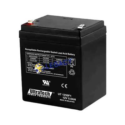 UltraTech蓄电池 UT-1250 12V 4.5Ah 5AH 密封铅酸 报警电池 现货