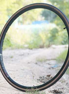 吉路尔公路车外胎700x25c 700x28c38c折叠黄边超轻防刺自行车轮胎