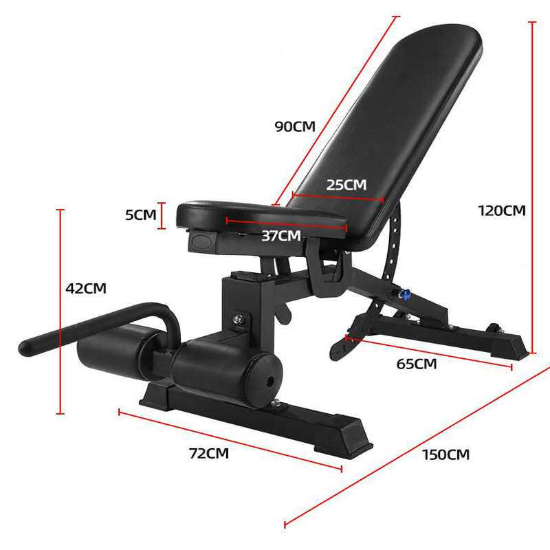 家用可调哑铃凳商用健身椅家用卧推凳飞鸟凳二头肌训练健身器材