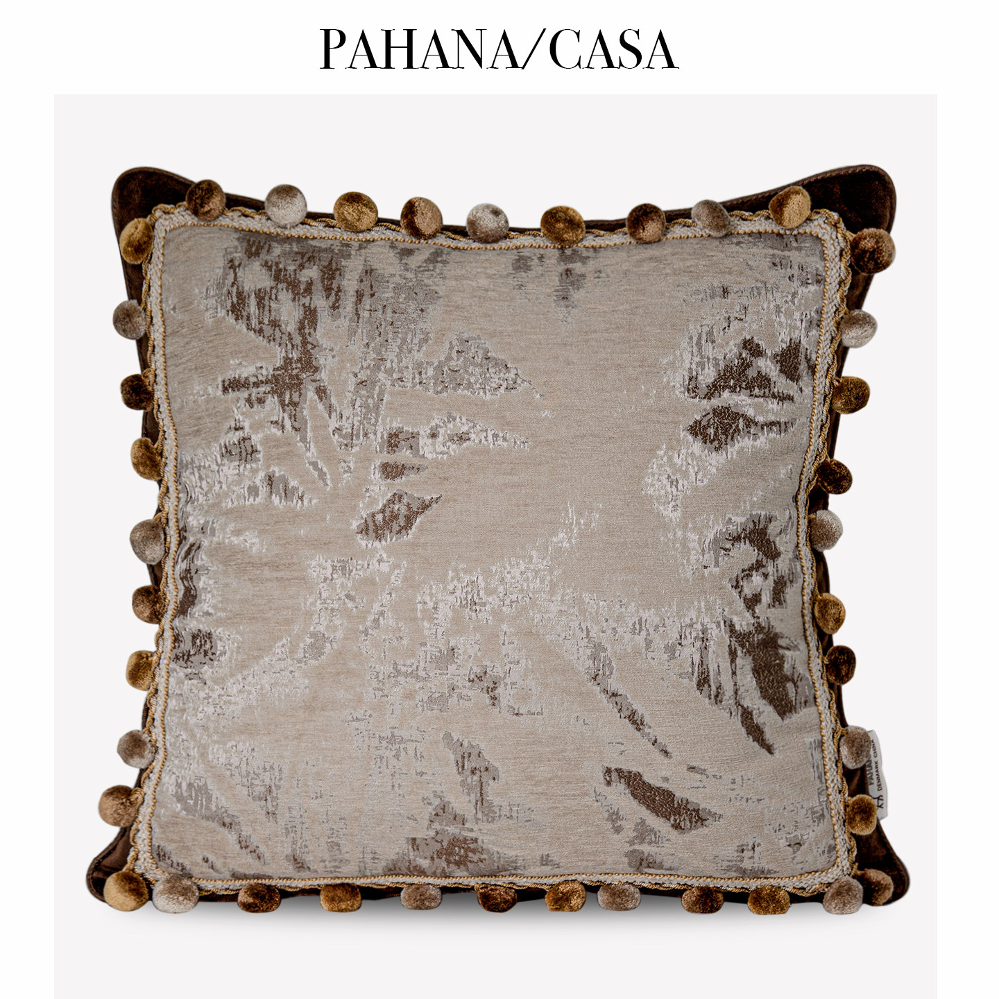 PAHANA『竹迹』新中式复古轻奢高级感抱枕雪尼尔腰靠垫套客厅沙发