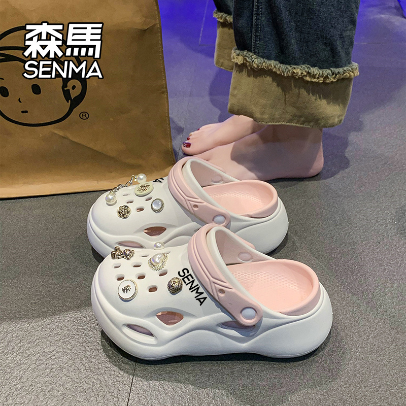 SENMA/森马官方正品运动洞洞鞋