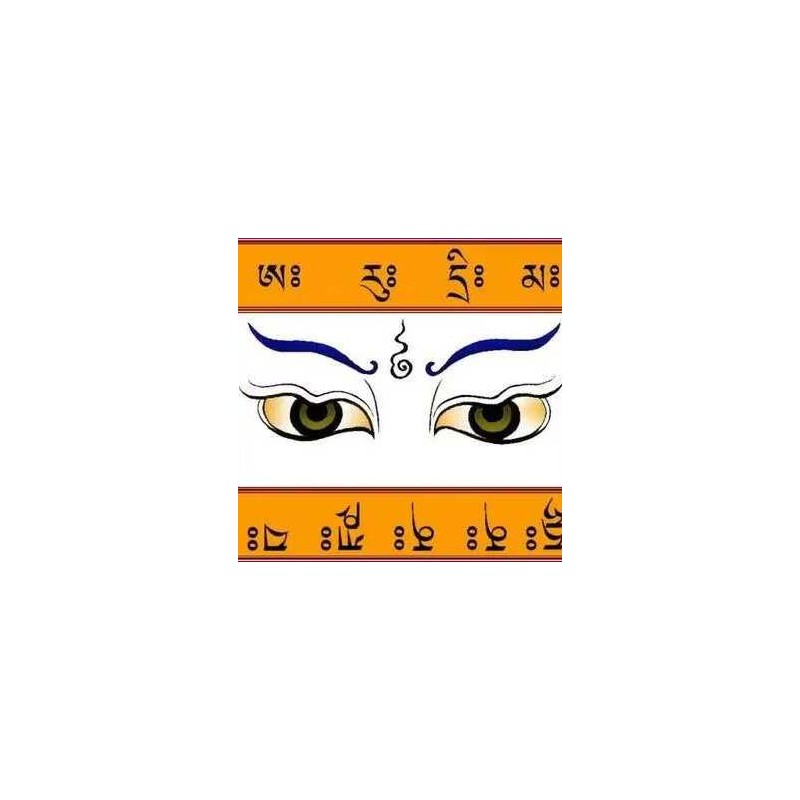 网红般若法眼图6寸画曼扎