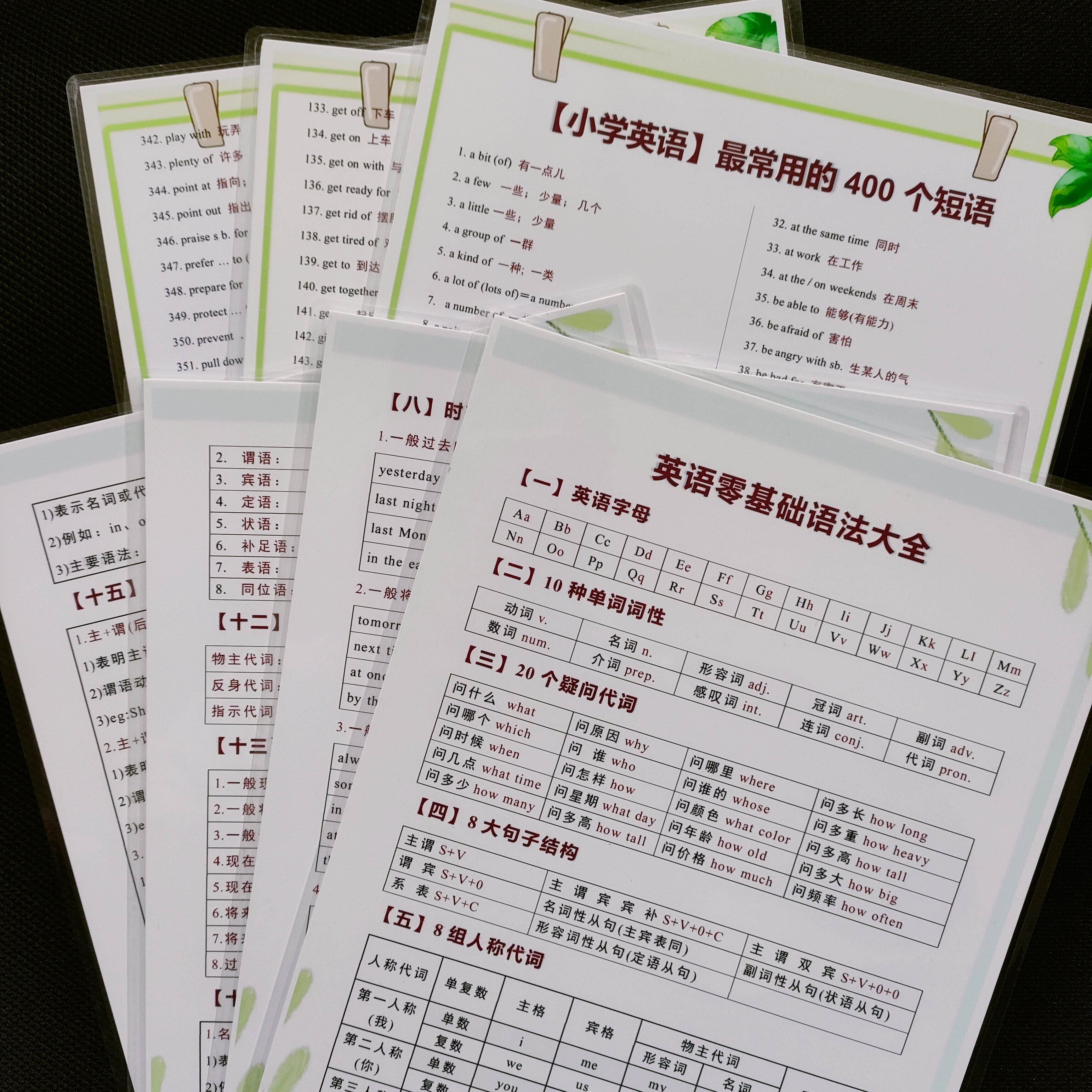 3-9年级英语零基础语法大