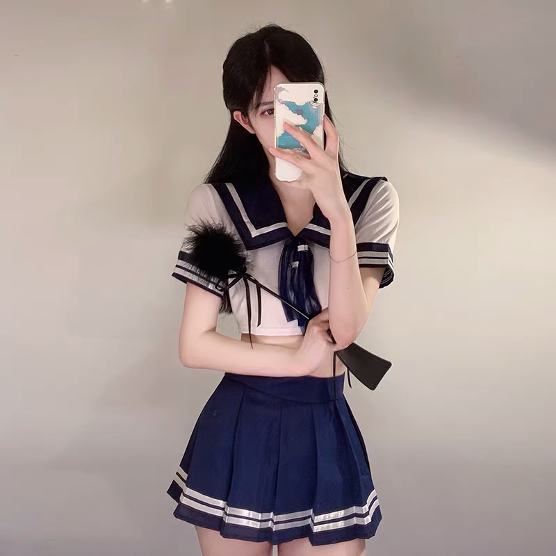 cosplay性感超短学院风校
