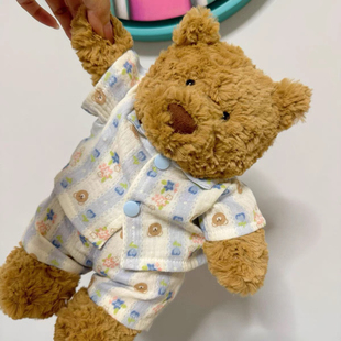 桐桐妈手作巴塞罗熊巴纳布斯猪可爱娃衣服裙子着替 不含熊