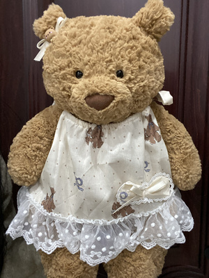 桐桐妈手作巴塞罗熊巴纳布斯猪可爱娃衣服裙子着替仅娃衣不含熊