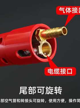 6E3X碳棒枪QB600A碳弧气刨枪JG861型电焊切割设备 碳棒枪QB-600A