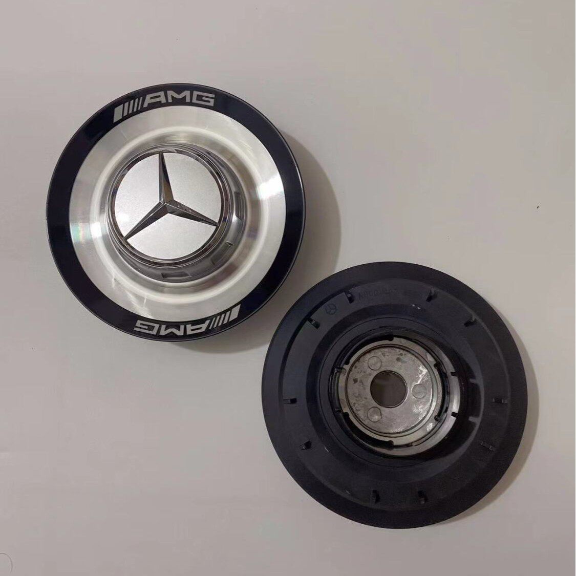 铝合金轮毂盖适用于奔驰GLS S65 AMG C63S G63铝合金轮毂中心盖