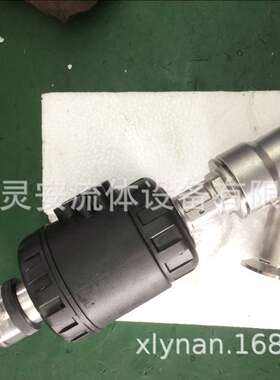 DN32塑料头快装角座阀 气动角座阀 不锈钢角座阀 卫生级304角座阀